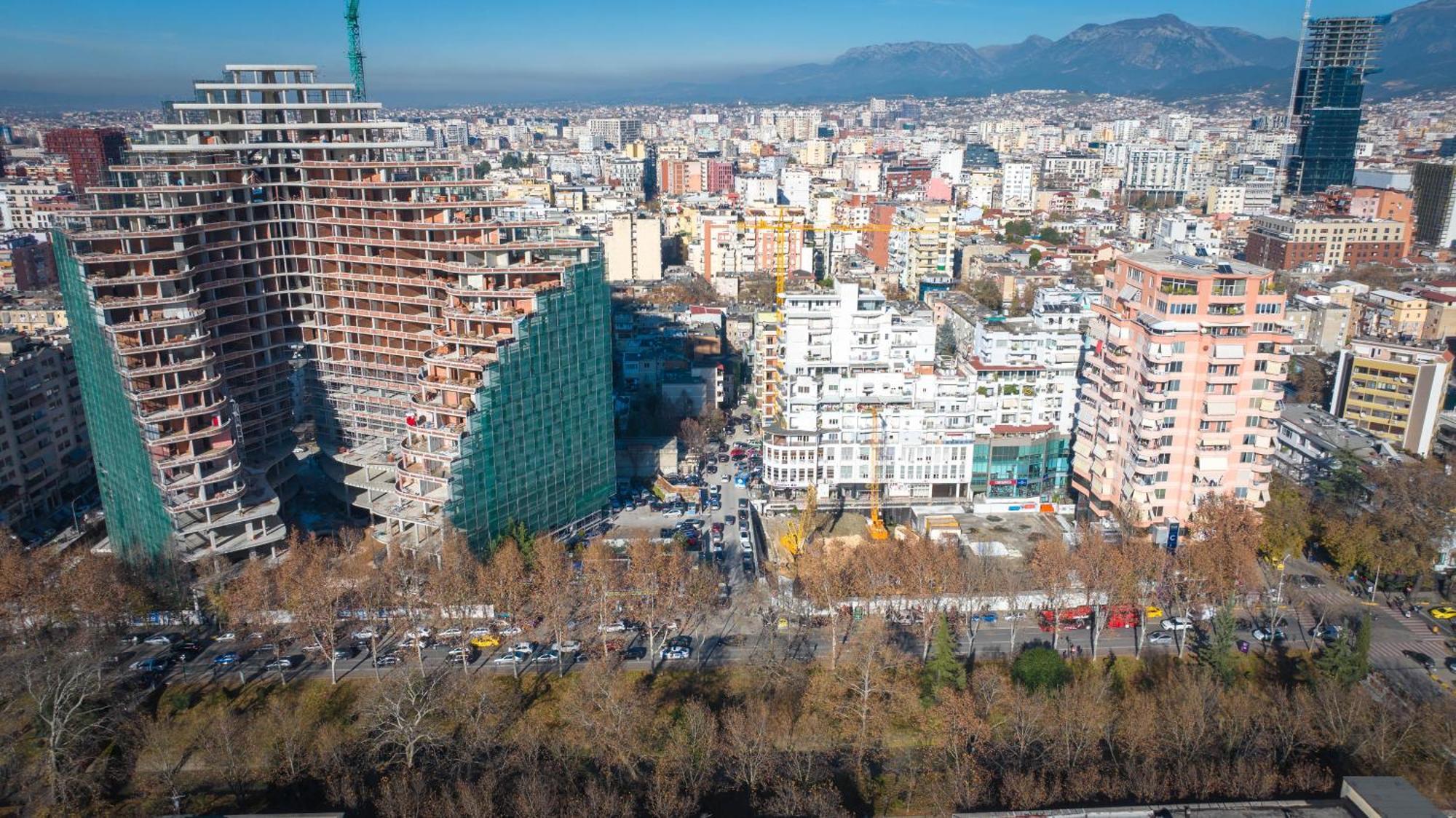 Hotel Aria Tirana Exterior foto
