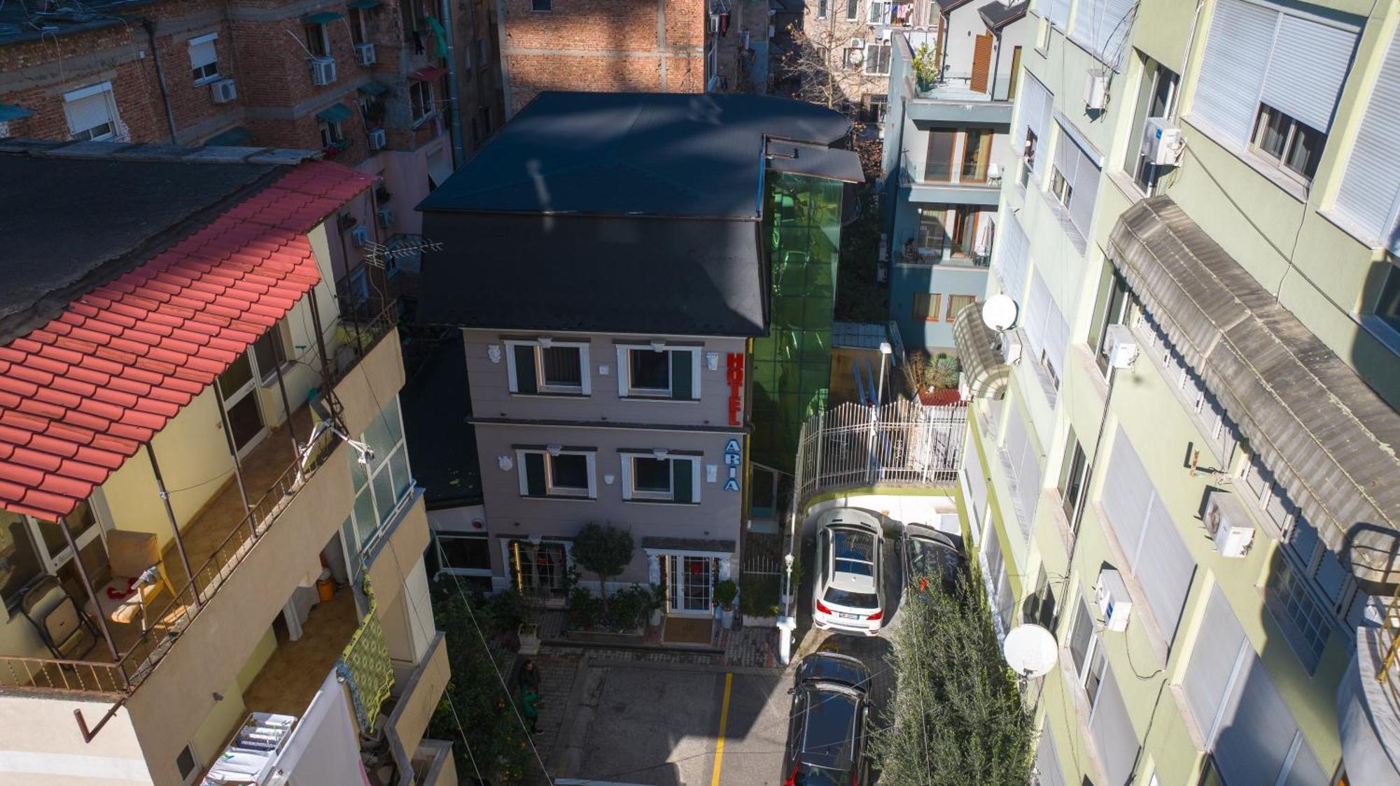 Hotel Aria Tirana Exterior foto